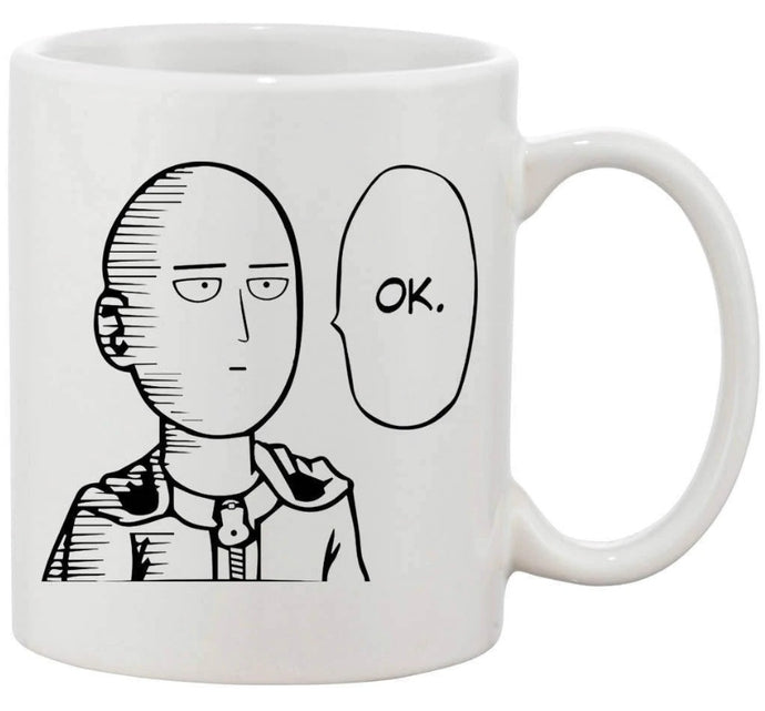 One Punch Man Cup - White